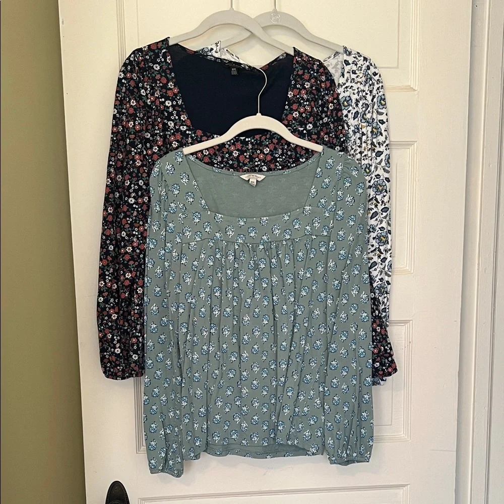Lucky Brand Floral Print Women's Tops Set - Picture 4 of 4